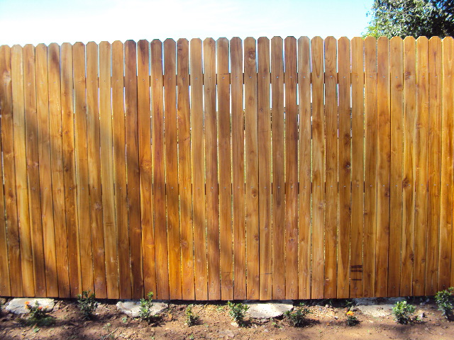 Teak fence panama